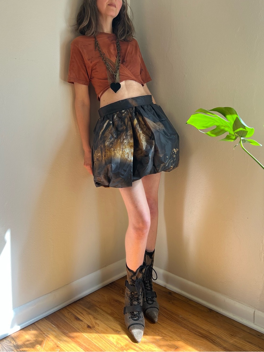 Just Cavalli Runway Archival Balloon Bubble Mini Skirt - Picture 9 of 13